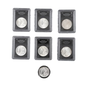 (7) Morgan Silver Dollars