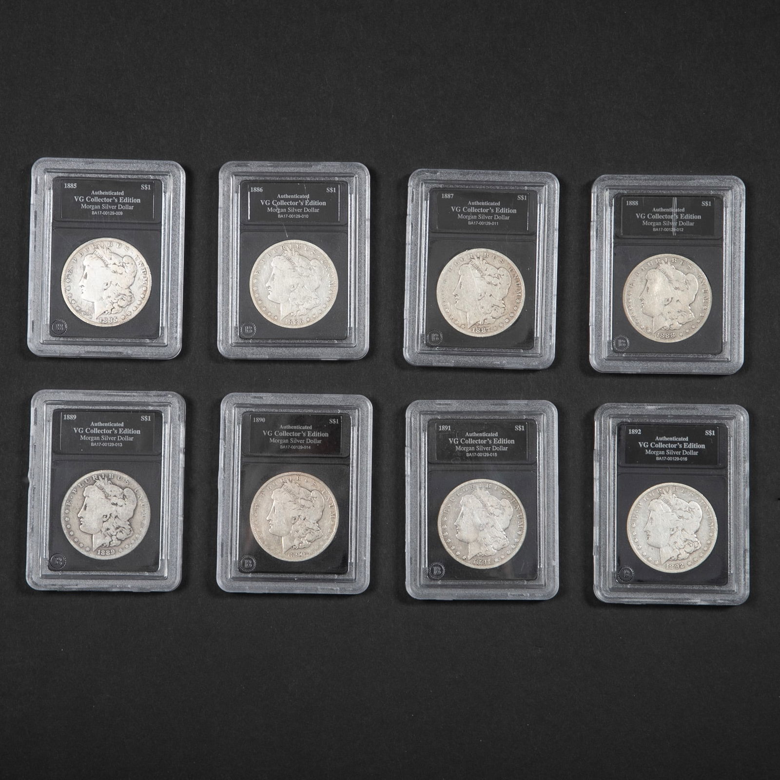 (8) VG Collectors Edition Morgan Silver Dollars (1 of 3)