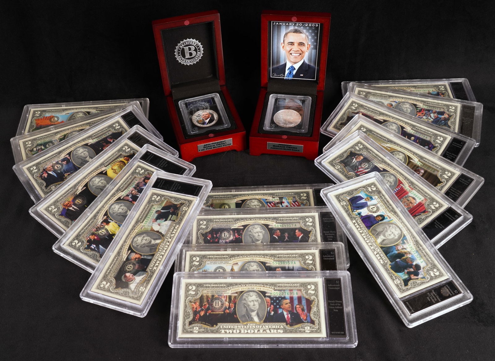 (16) Uncirculated Obama $2 Bills (1 of 7)