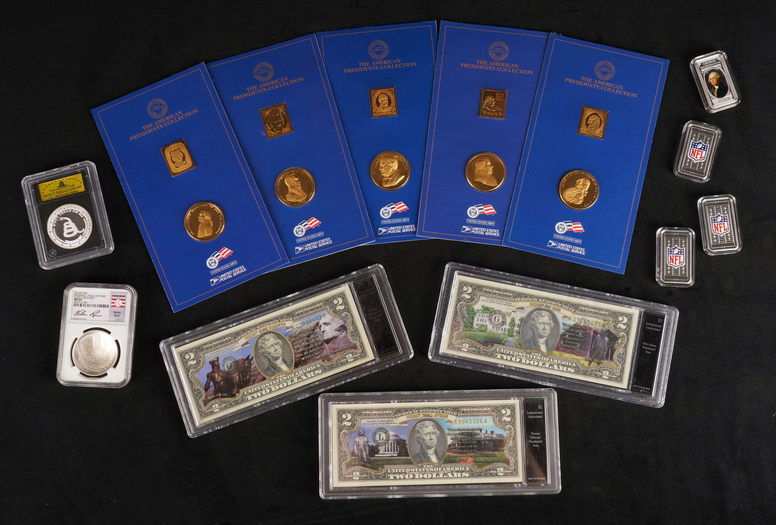 Presidential & Sports Related  Silver and $2 Bills (1 of 4)