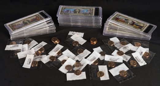 Dollar Coin and $2 Bill Collection