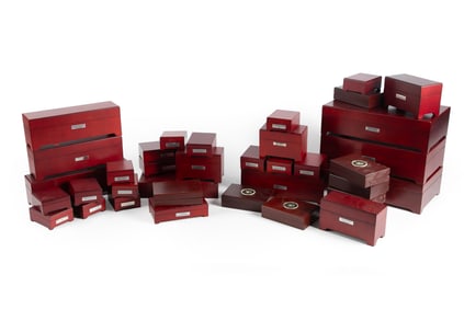 A Large Collection of Bradford Exchange Boxes
