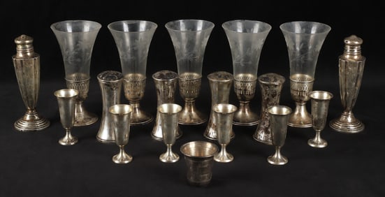 Sterling Cups, Kiddush Cup, Shakers, Etc.