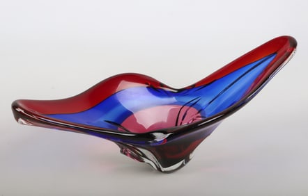 Murano Glass Sommerso Style Bowl