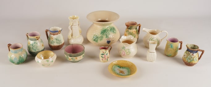 Majolica and Belleek Porcelain and Pottery