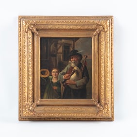 After Johann Peter Hasenclever "The Bagpiper"