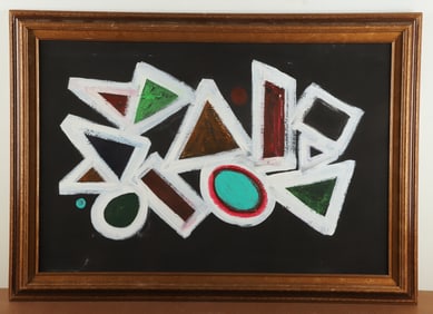 Dennis Sakelson Large Abstract Painting