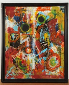 Dennis Sakelson Abstract Painting