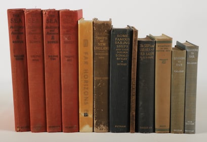(12) 19th & 20th c. books on sailing & ships