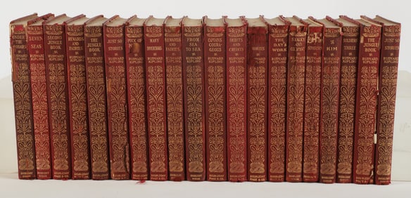 A 20-volume set of The Works of Kipling, 1924-34