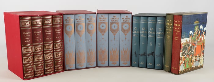 (16) Folio Society books