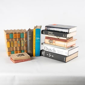 (19) various 20th c. books, incl. Milton, Garp etc.