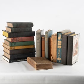 (18) 20th c. books, incl. Alcott, Boston Cooking