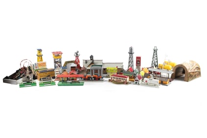 Large Collection of Model Train Structures