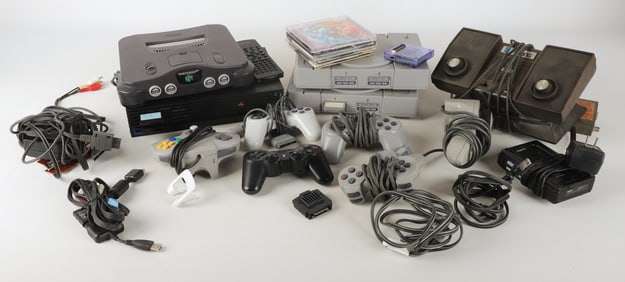 Vintage Video Game Consoles and Accessories
