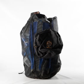 Duffel of snorkeling equipment