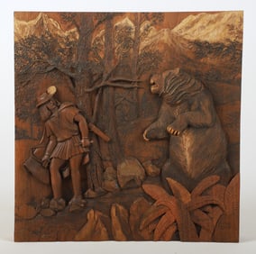 Gene Gaier wood carving