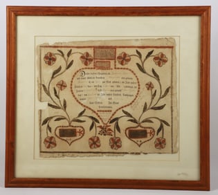 An 1805 Pa. German fraktur birth certificate