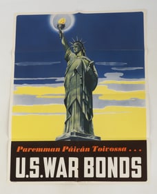 WWII Poster "For a Better Tomorrow" Finnish