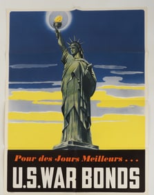 WWII Poster "For a Better Tomorrow" French