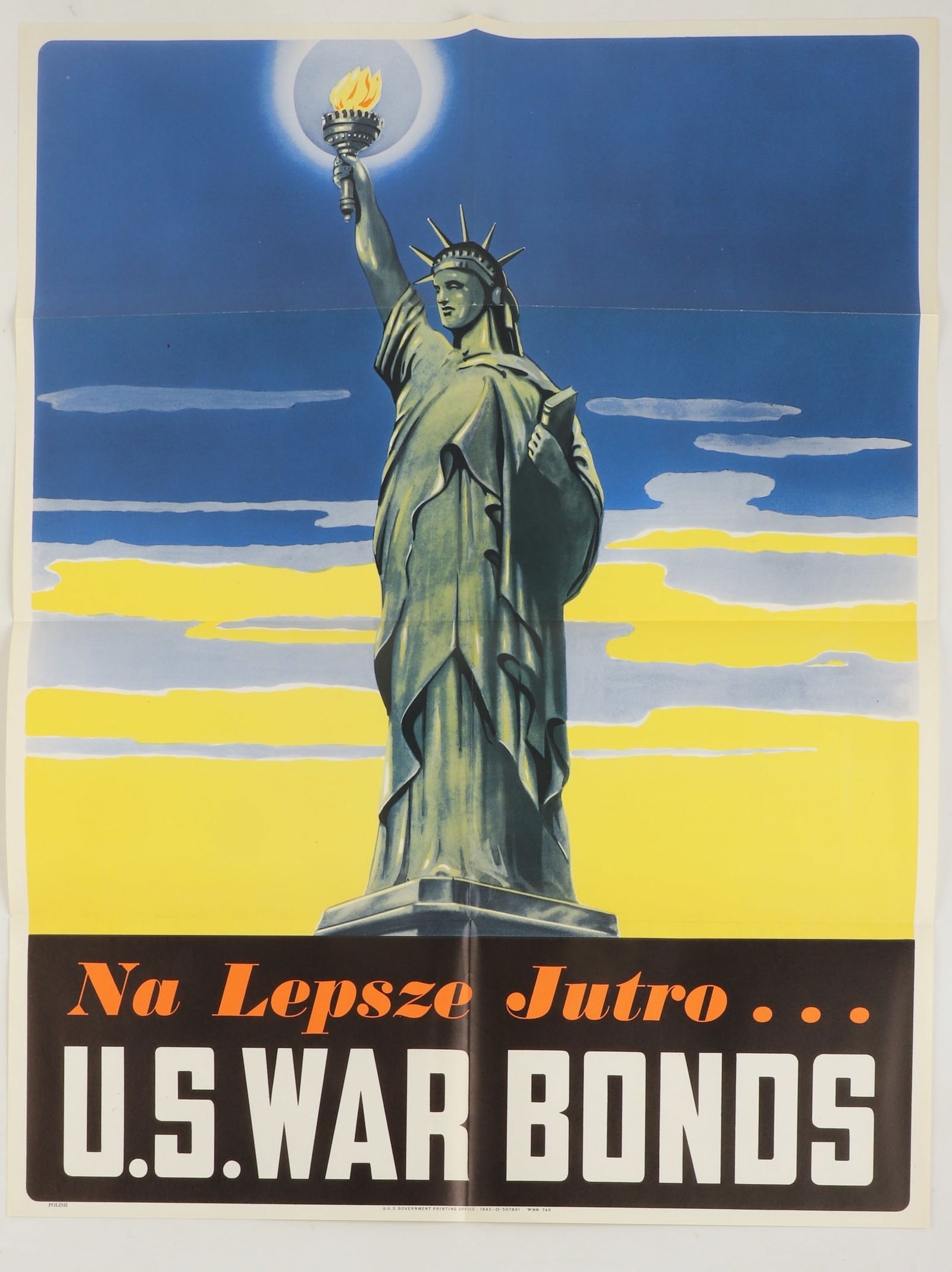 WWII Poster "For a Better Tomorrow" Polish (1 of 2)