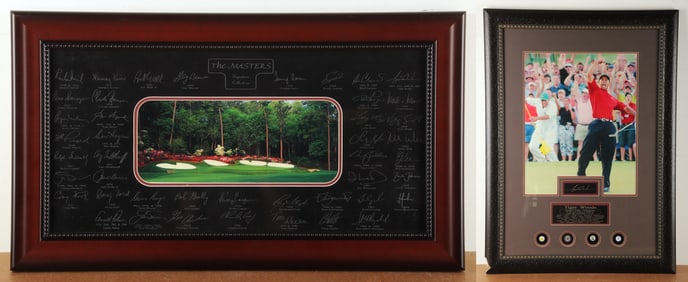 (2) Pieces of golfing art