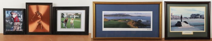 (5) Pieces of golfing art