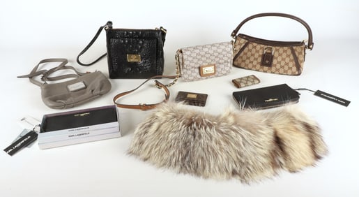 Designer Purse Grouping incl. Brahmin and Gucci