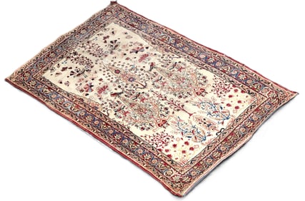 6'4" x 4'2-1/2" Kirman Prayer Rug