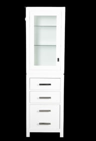 Contemporary white cabinet