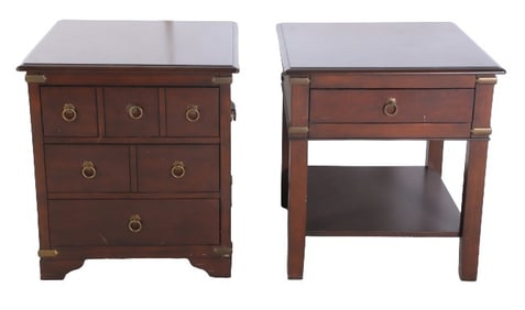 (2) Contemporary side chests