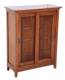 Contemporary sliding door cabinet