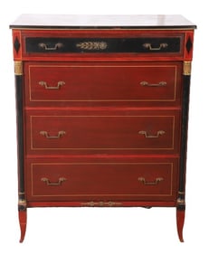 Empire style high chest