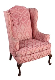 Queen Anne style wing chair