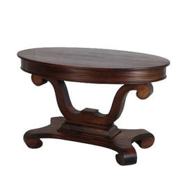 Empire style mahogany center table