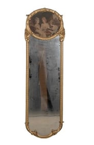 French style trumeau mirror