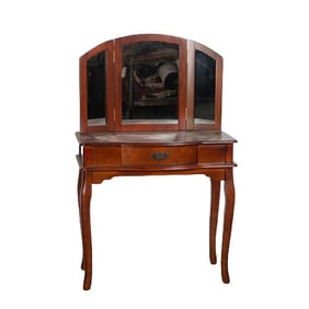 Mahogany vanity