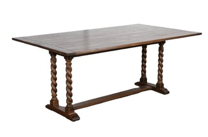 Carved library table