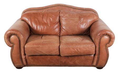 Star furniture leather loveseat