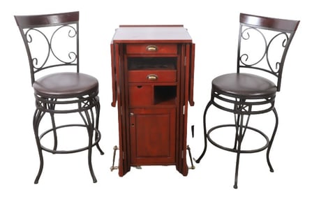 (3) Piece Contemporary folding bar set