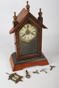 Steeple mantel clock