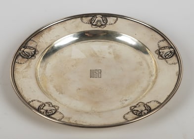 Georg Jensen sterling silver bread plate, 4.455 TO