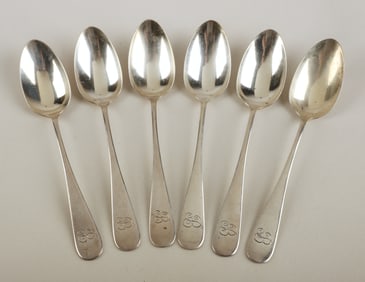 (6) Wallace Silversmiths sterling tablespoons, 7.26 TO