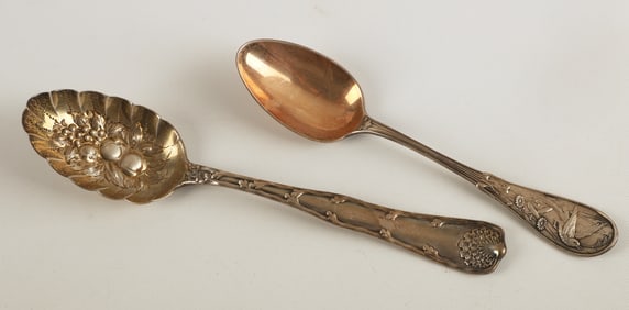 (2) Tiffany & Co sterling spoons, 3.725 TO
