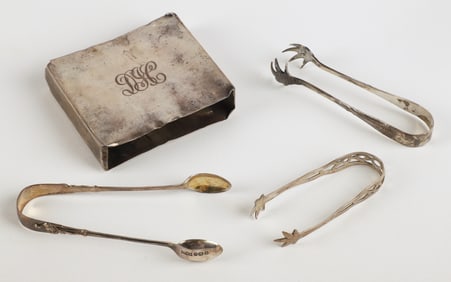 (4) Pieces of sterling silver, 3.725 TO