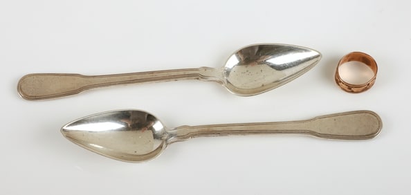 (2) Tiffany and Co Sterling Citrus Spoons