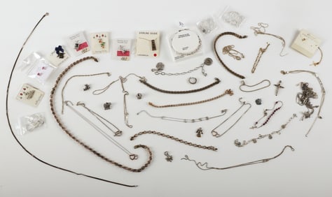 Lot of sterling silver jewelry