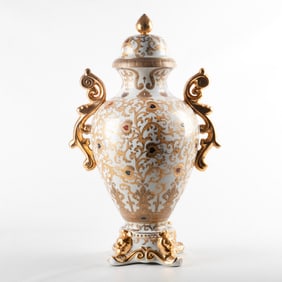 Oriental Accents large porcelain urn