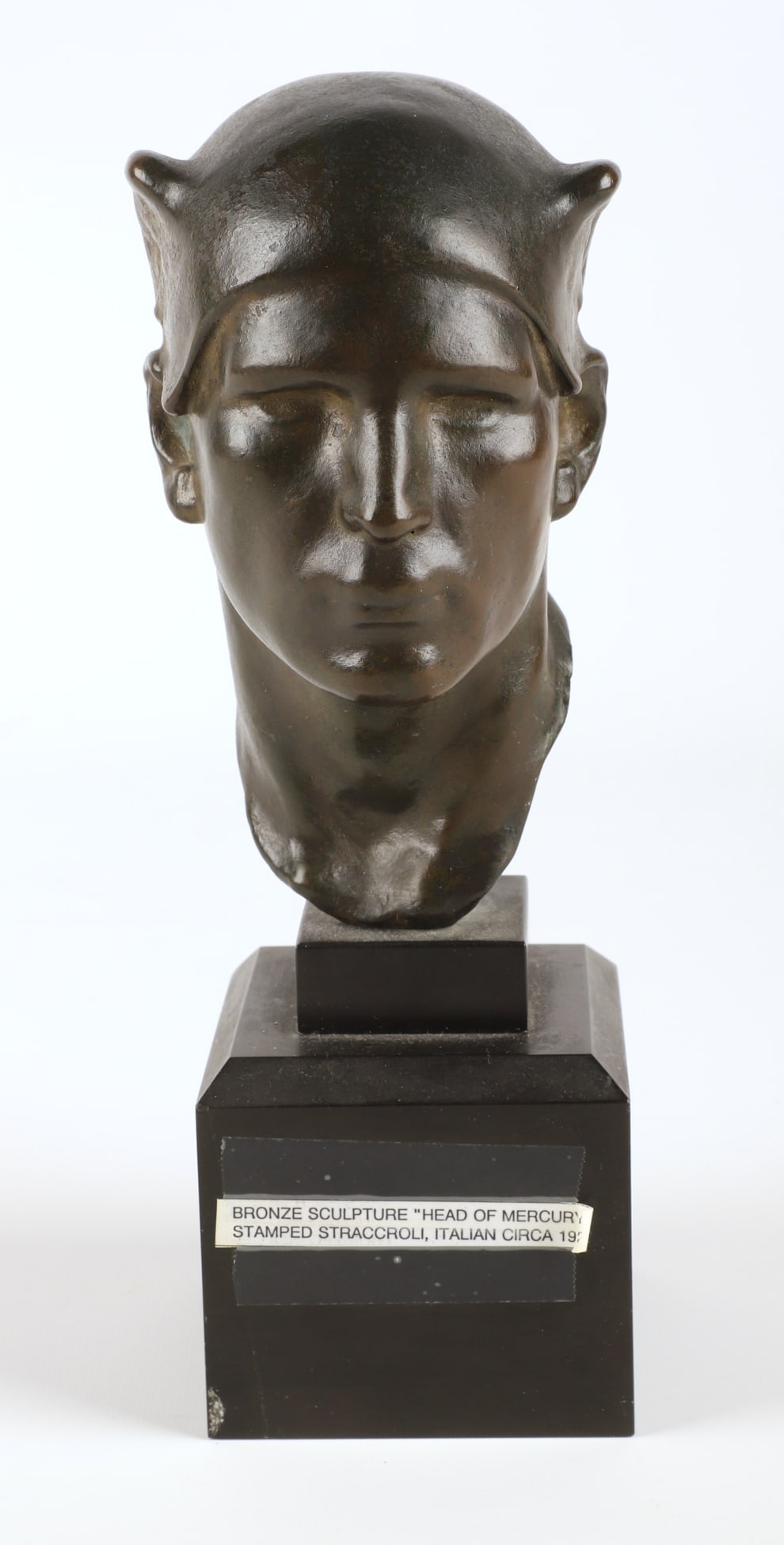 R Staccioli bronze bust of Mercury (1 of 6)