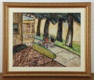 Attributed Ethel V. Ashton "Walk in the Park"